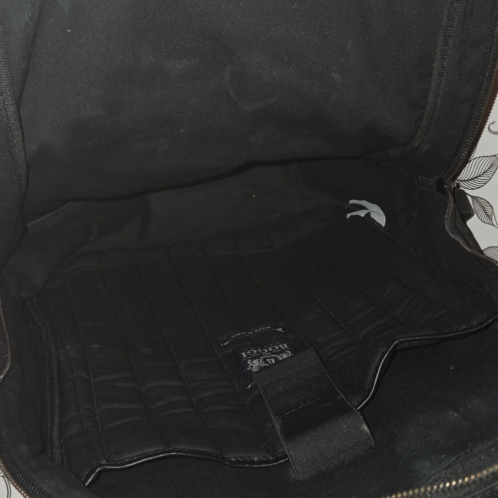 Boggi Milano Technical Fabric Business Backpack - Black - Picture 11 of 14